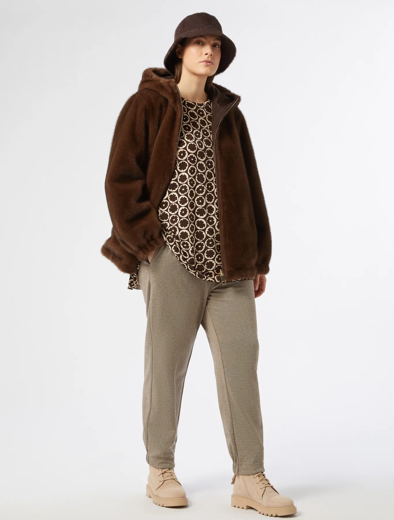 Marina Rinaldi Cappotti & Trench | Cappotti & Trench*Giaccone reversibile MARRONE