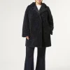 Marina Rinaldi Cappotti & Trench | Cappotti & Trench*Giaccone reversibile effetto montone BLUNOTTE