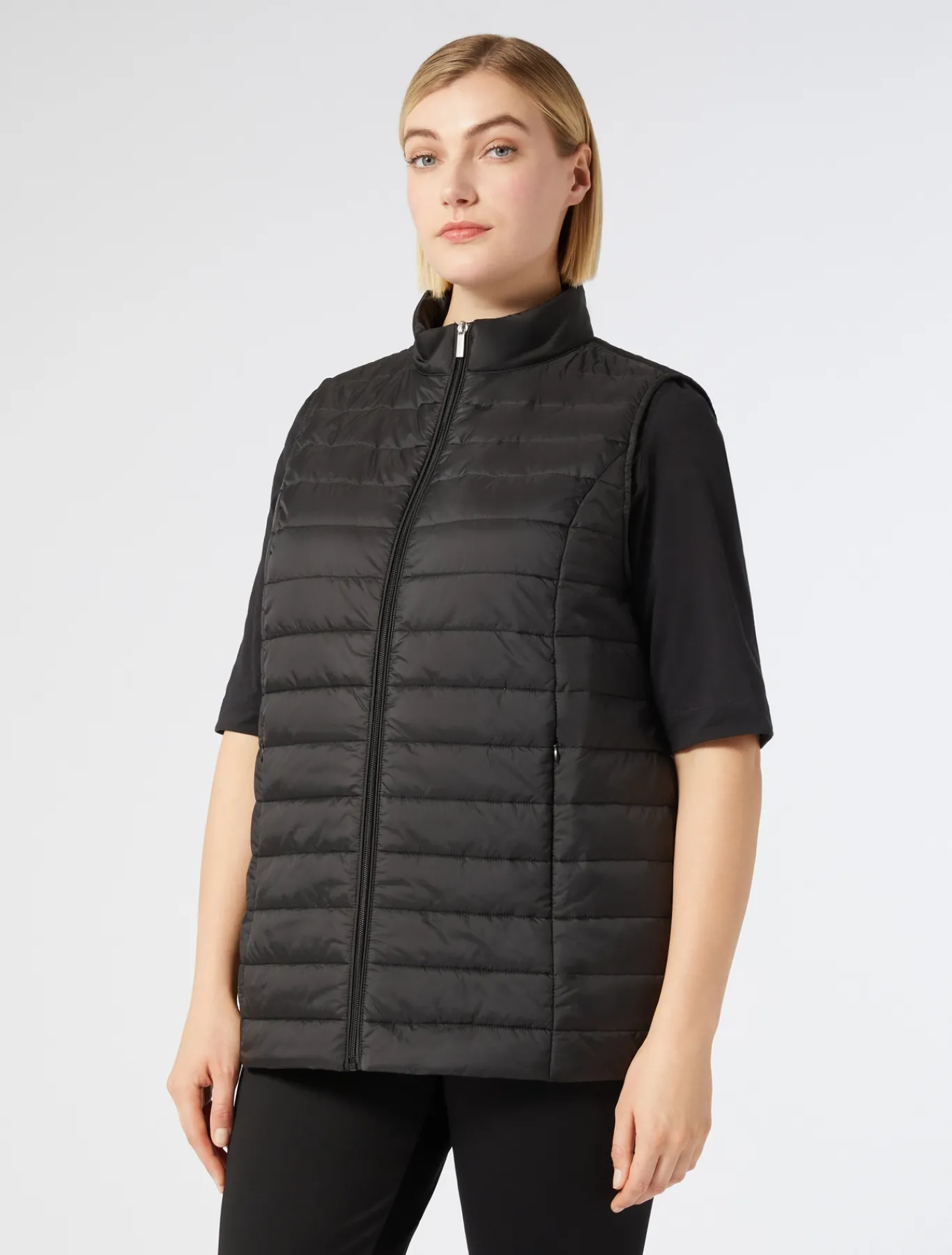 Marina Rinaldi Piumini | Piumini*Gilet imbottito NERO