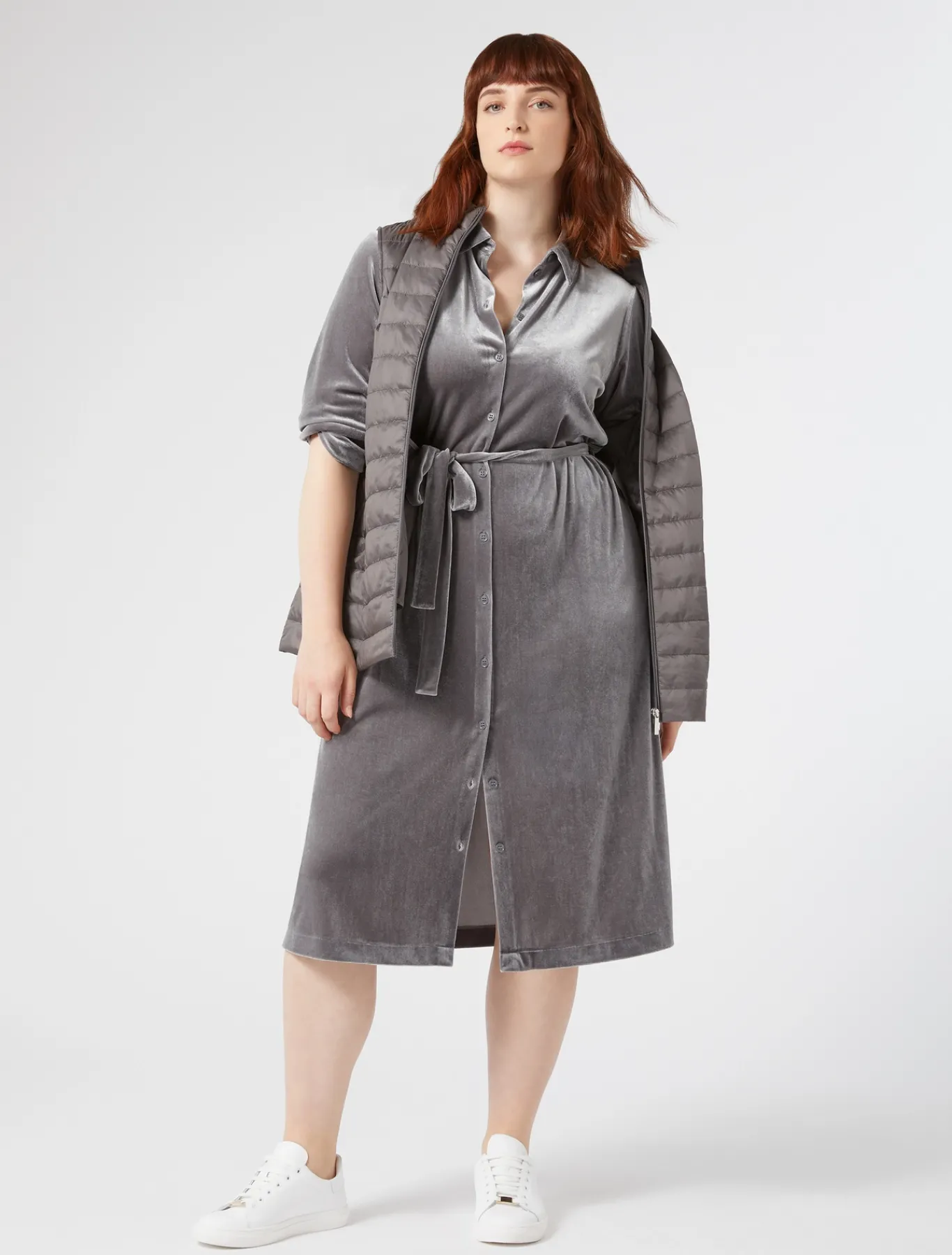 Marina Rinaldi Piumini | Piumini*Gilet imbottito GRIGIOMEDIO