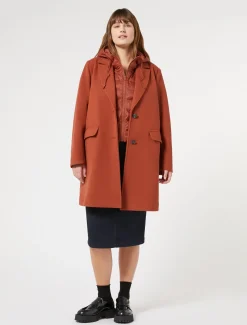 Marina Rinaldi Piumini | Piumini*Gilet in tela di nylon antigoccia TERRACOTTA
