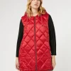 Marina Rinaldi Piumini | Piumini*Gilet in tessuto tecnico ROSSO