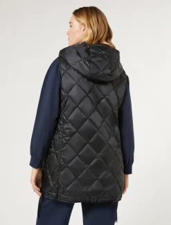 Marina Rinaldi Piumini | Piumini*Gilet in tessuto tecnico BLUMARINO