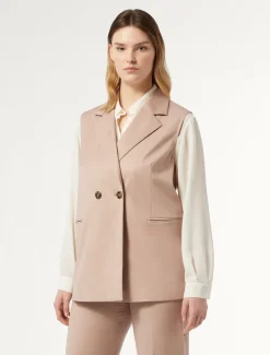 Marina Rinaldi Giacche & Blazer | Giacche & Blazer*Gilet in twill MAUVE