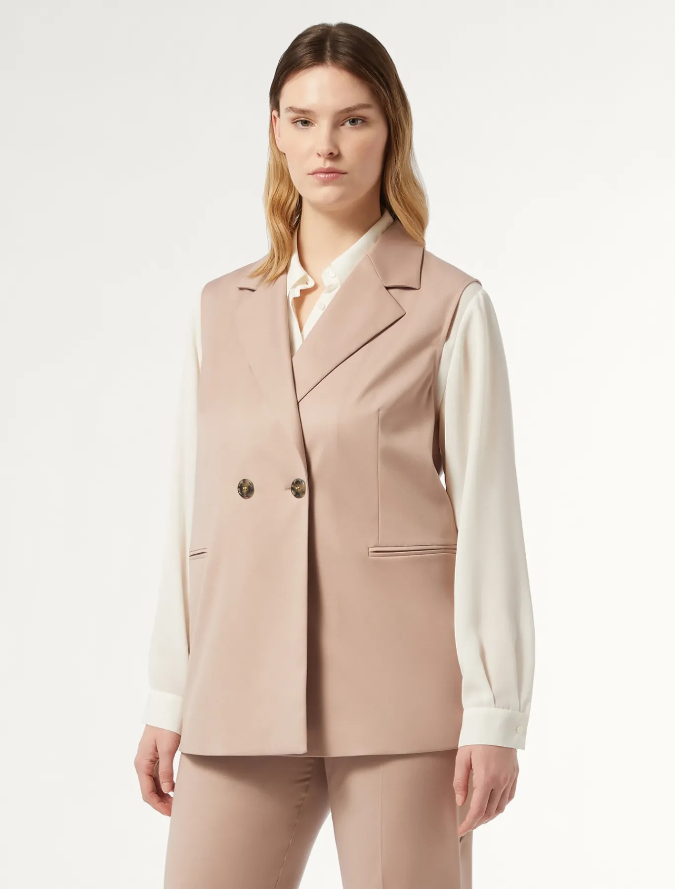 Marina Rinaldi Giacche & Blazer | Giacche & Blazer*Gilet in twill MAUVE