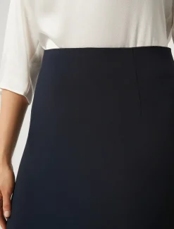 Marina Rinaldi Pantaloni E Gonne | Collezione Elegante*Gonna a tubino in cady BLUNOTTE