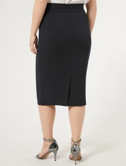 Marina Rinaldi Pantaloni E Gonne | Gonne*Gonna in cady BLUMARINO