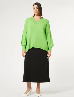 Marina Rinaldi Gonne | Gonne*Gonna in crêpe satin NERO