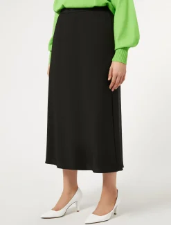 Marina Rinaldi Gonne | Gonne*Gonna in crêpe satin NERO