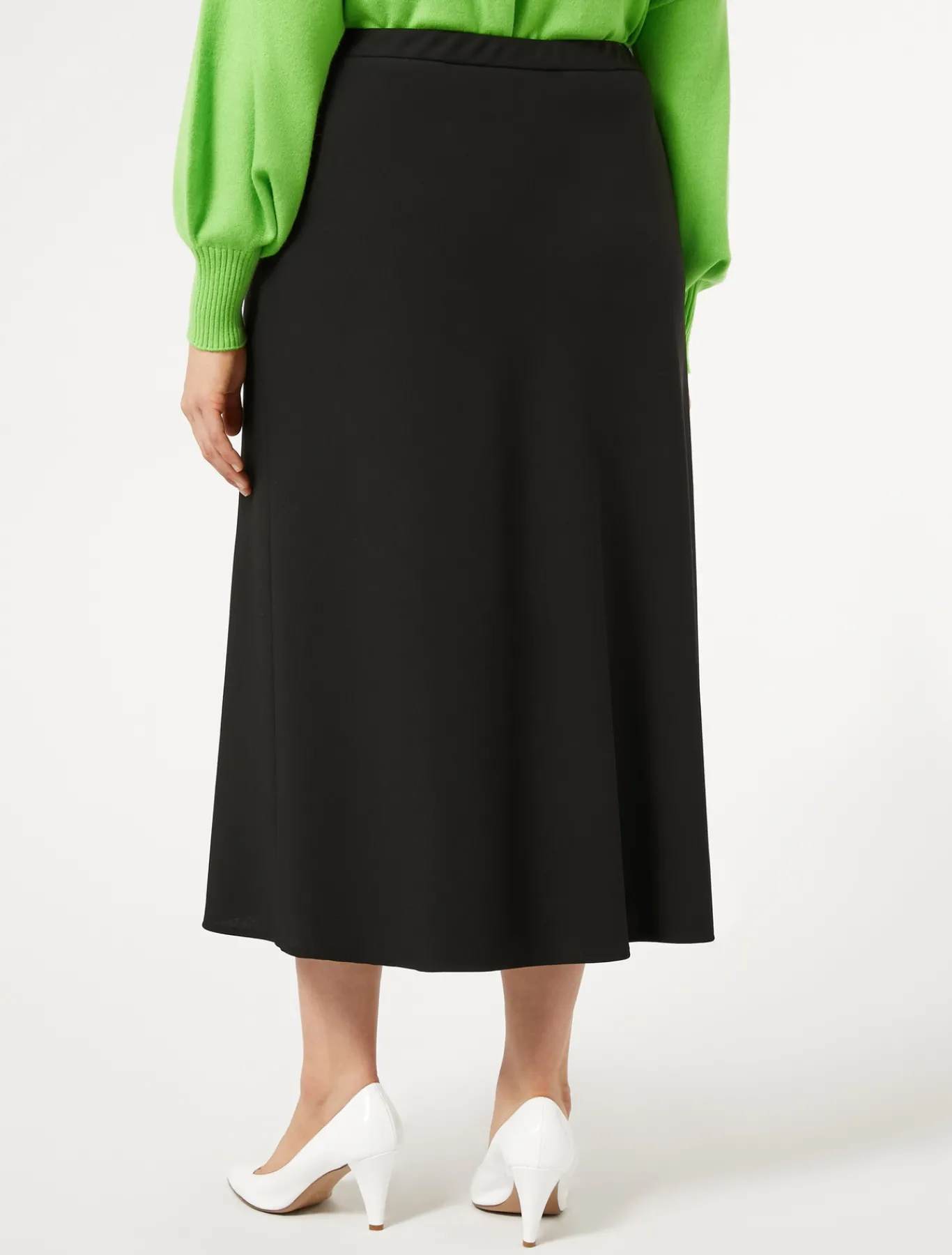 Marina Rinaldi Gonne | Gonne*Gonna in crêpe satin NERO