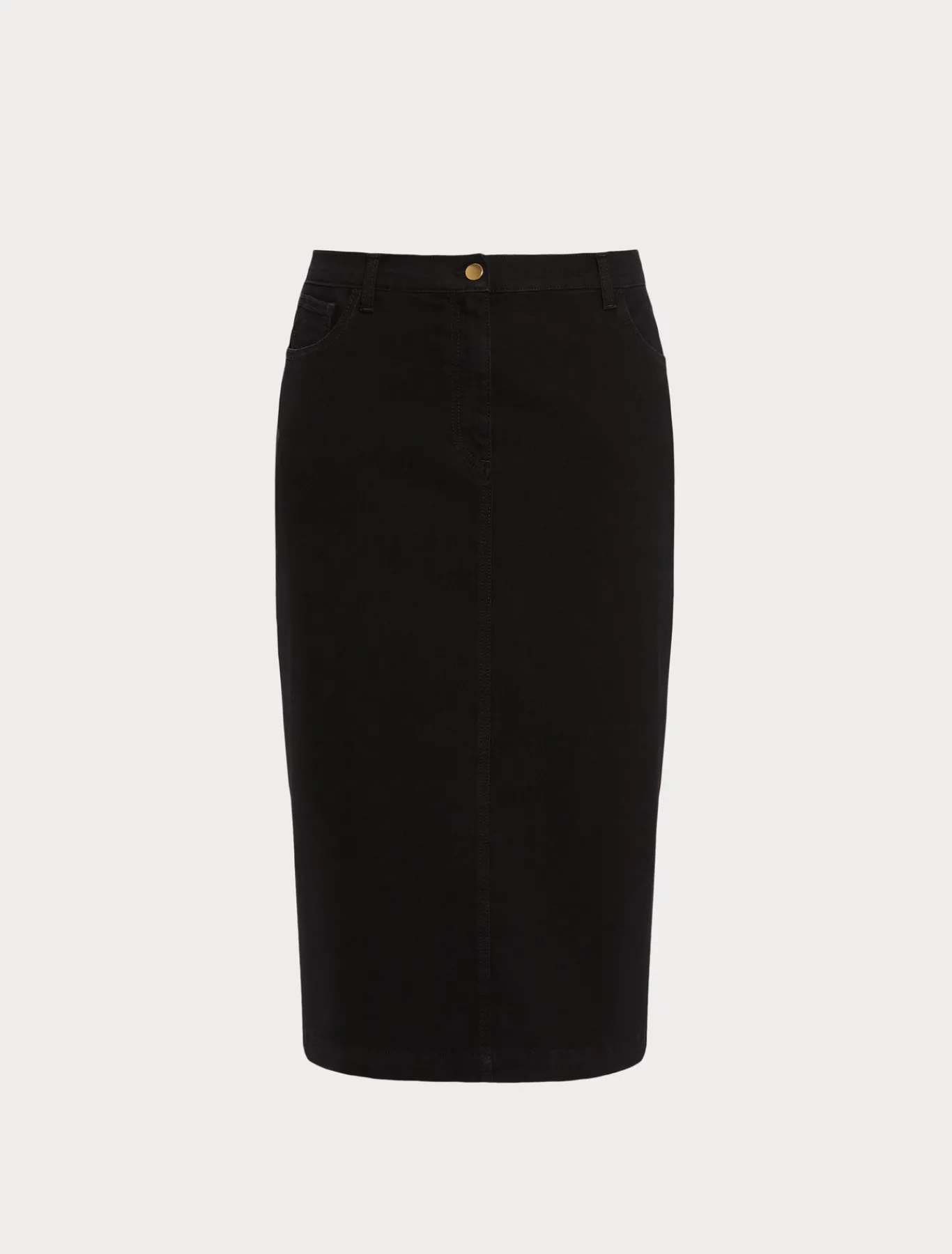 Marina Rinaldi Gonne | Gonne*Gonna in denim di cotone stretch NERO
