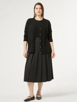 Marina Rinaldi Gonne | Gonne*Gonna in gabardina di lana NERO