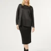 Marina Rinaldi Gonne | Gonne*Gonna in maglia con paillettes NERO