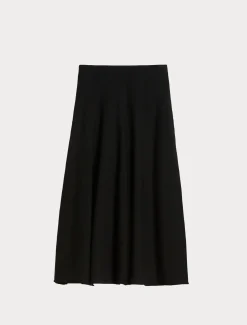 Marina Rinaldi Gonne | Gonne*Gonna in maglia crêpe NERO