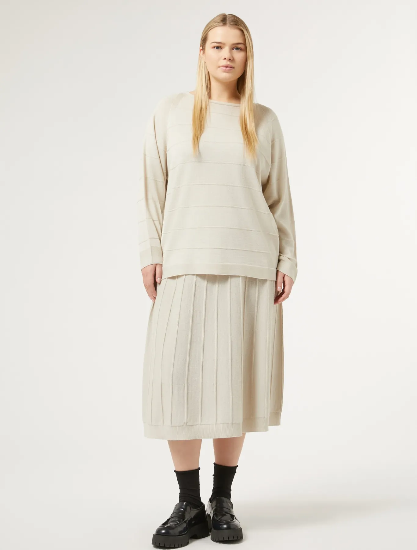 Marina Rinaldi Gonne | Gonne*Gonna in misto lana merino TORTORA