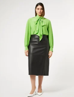 Marina Rinaldi Gonne | Gonne*Gonna in pelle NERO
