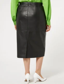 Marina Rinaldi Gonne | Gonne*Gonna in pelle NERO