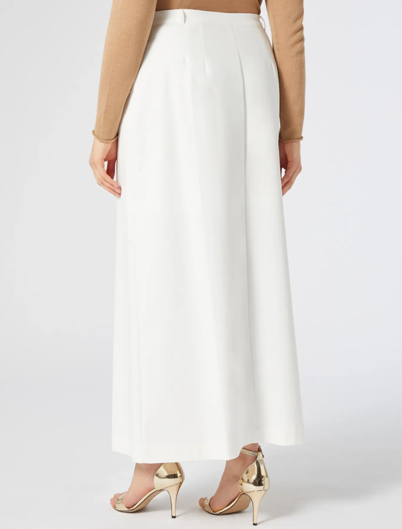 Marina Rinaldi Gonne | Gonne*Gonna in tela di misto cotone BIANCO