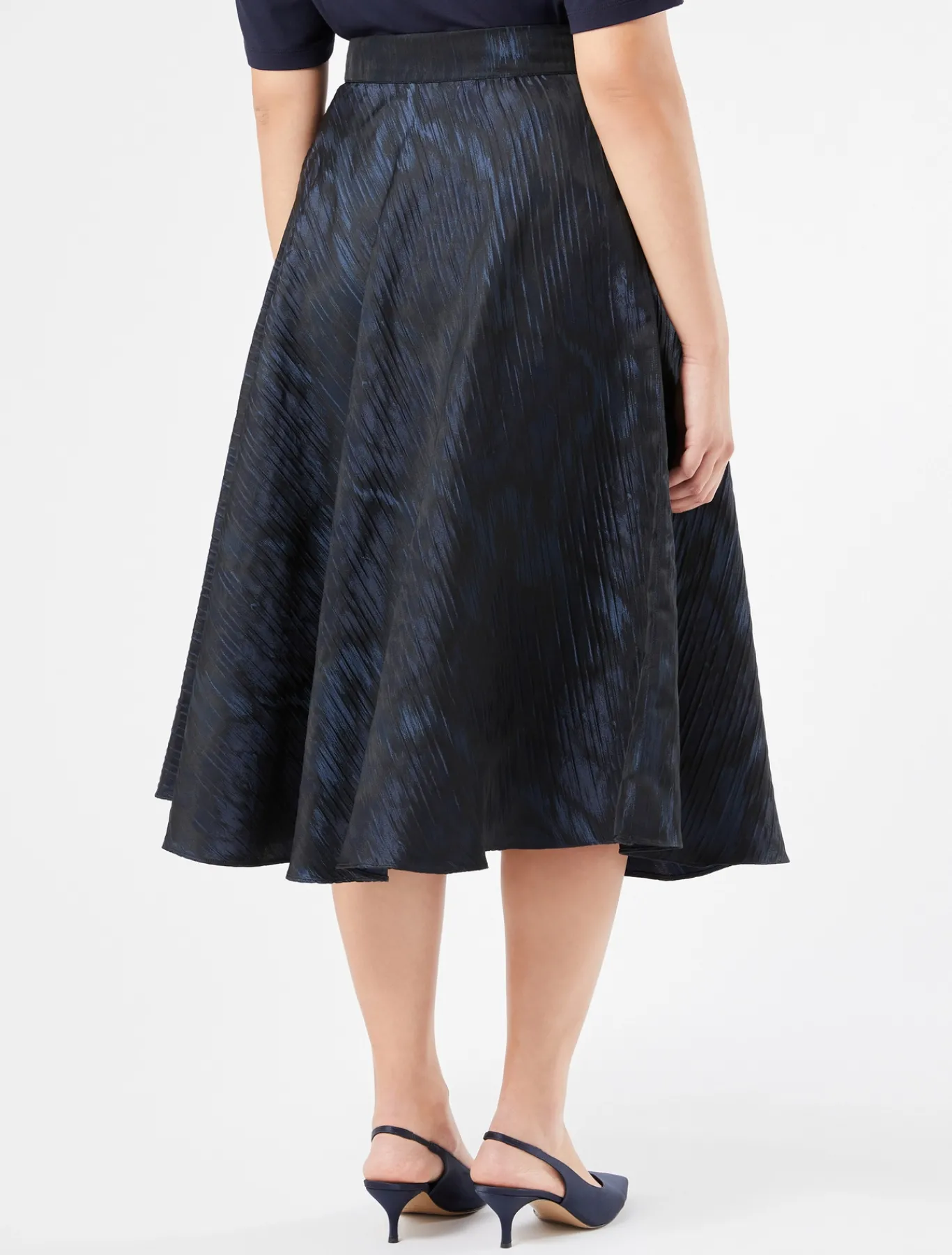 Marina Rinaldi Pantaloni E Gonne | Selezione Elegante*Gonna in tessuto jacquard BLUMARINO