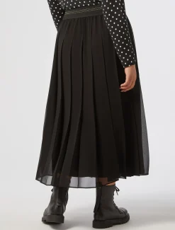 Marina Rinaldi Gonne | Gonne*Gonna lunga in georgette NERO