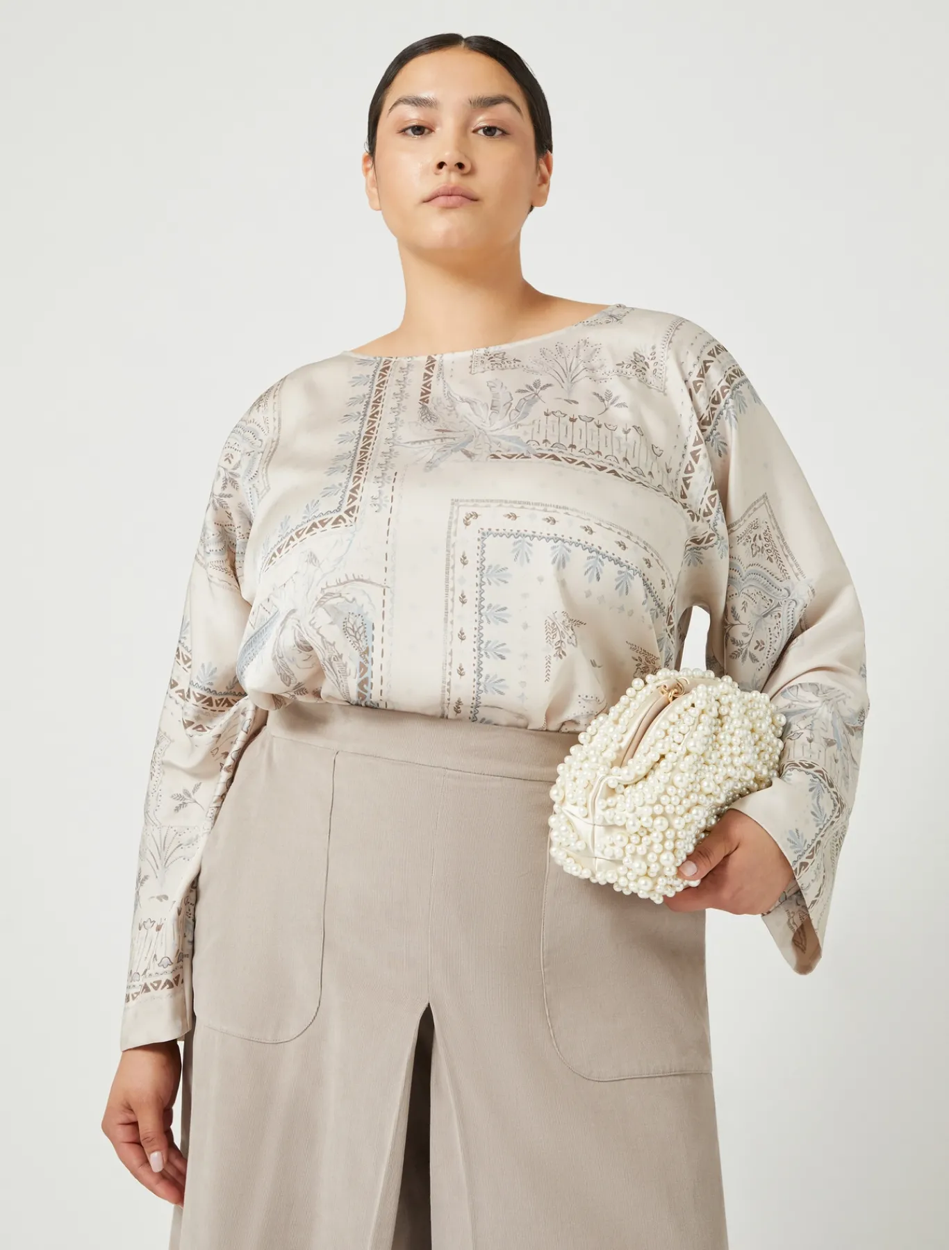 Marina Rinaldi Pantaloni & Jeans | Pantaloni & Jeans*Gonna pantalone in velluto BEIGE
