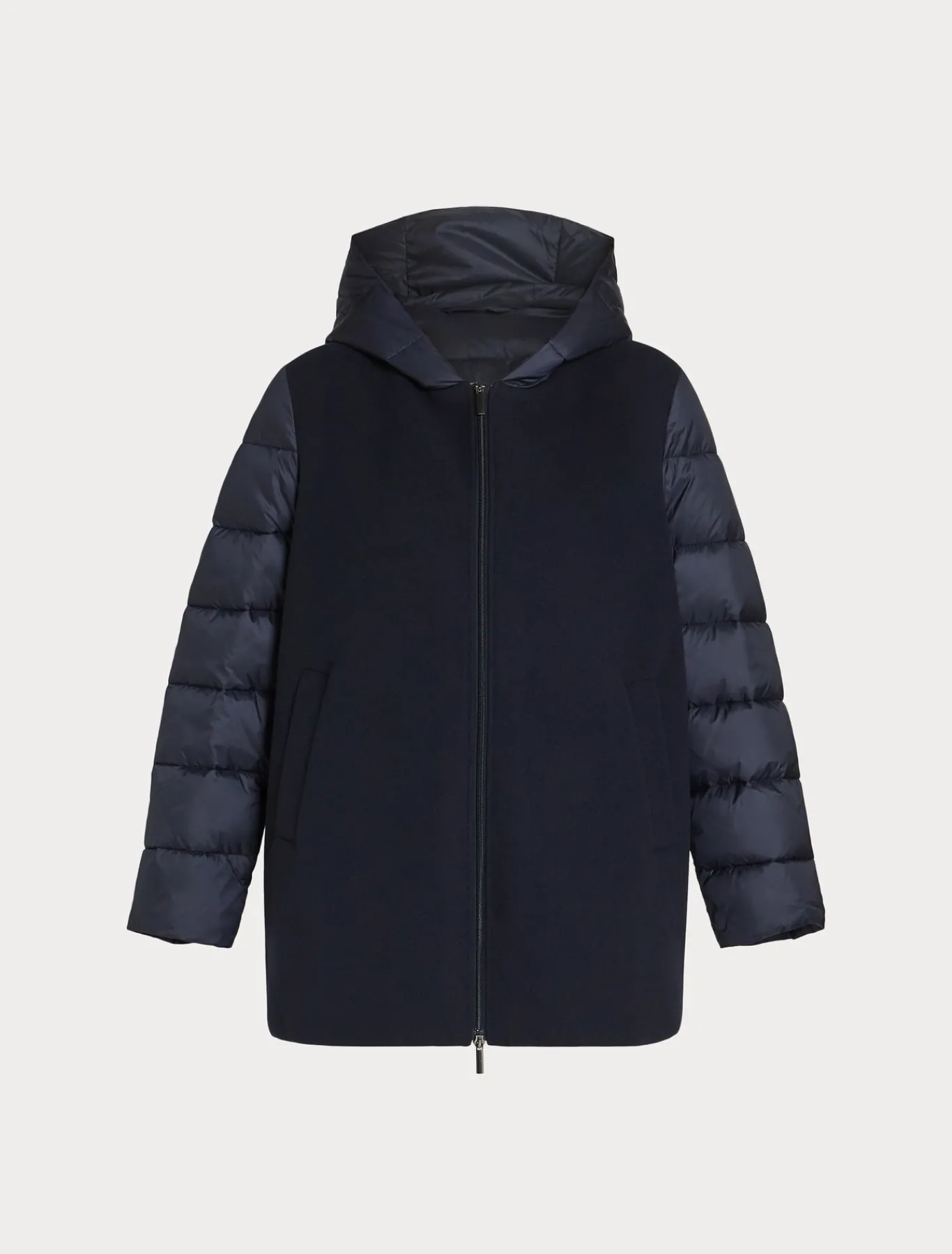 Marina Rinaldi Piumini*Imbottito in panno jersey e tela di nylon antigoccia BLUNOTTE