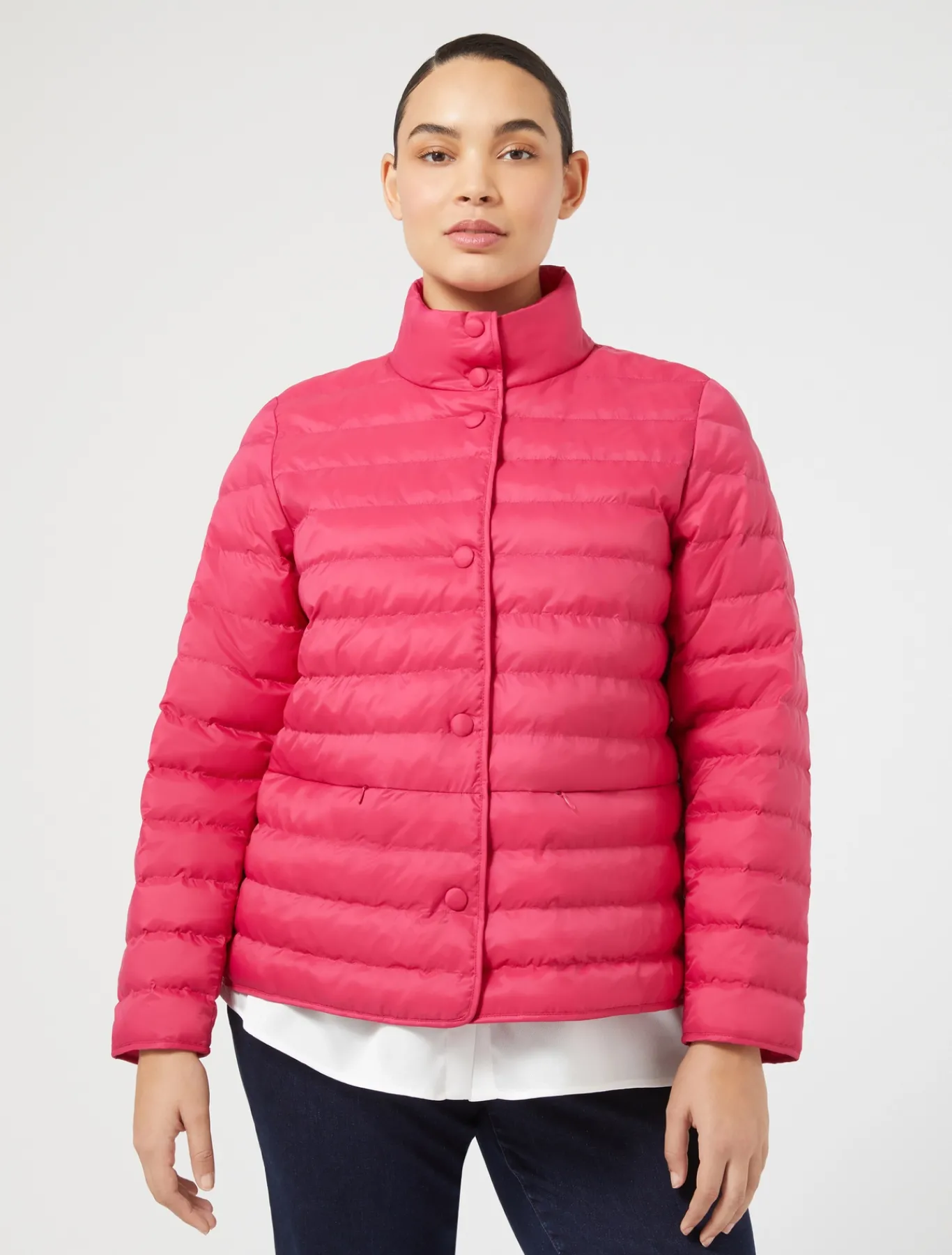 Marina Rinaldi Piumini | Piumini*Imbottito in tela di nylon antigoccia ROSSO