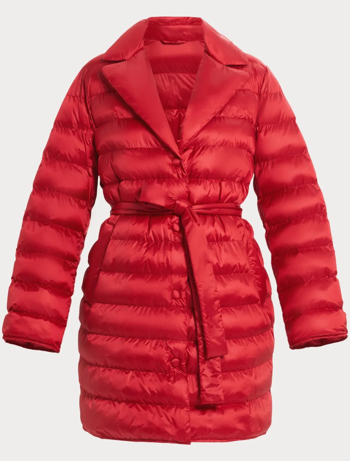 Marina Rinaldi Piumini | Piumini*Imbottito in tela di nylon antigoccia ROSSO