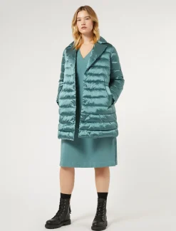 Marina Rinaldi Piumini | Piumini*Imbottito in tela di nylon antigoccia VERDESALVIA