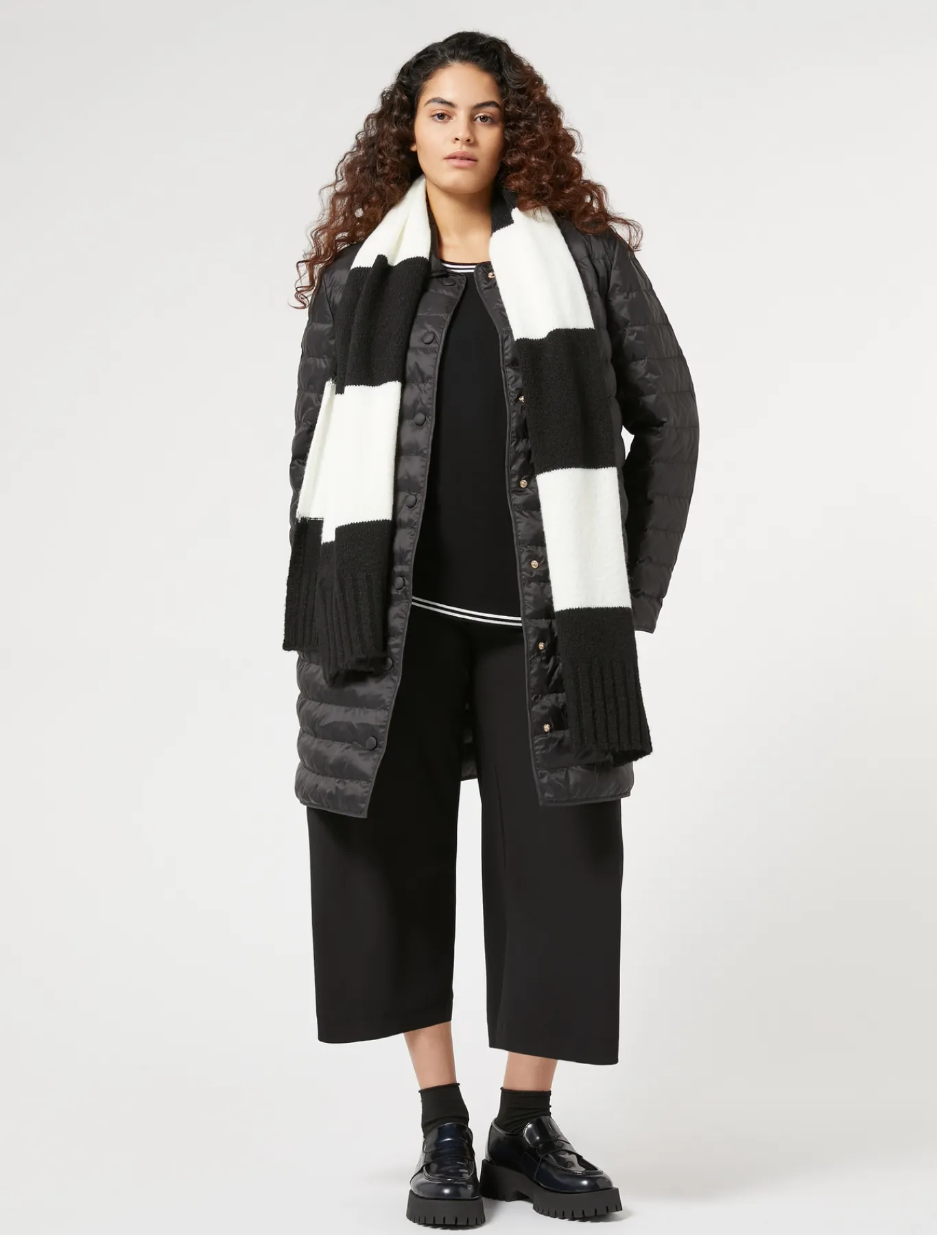Marina Rinaldi Piumini | Piumini*Imbottito in tela di nylon antigoccia NERO