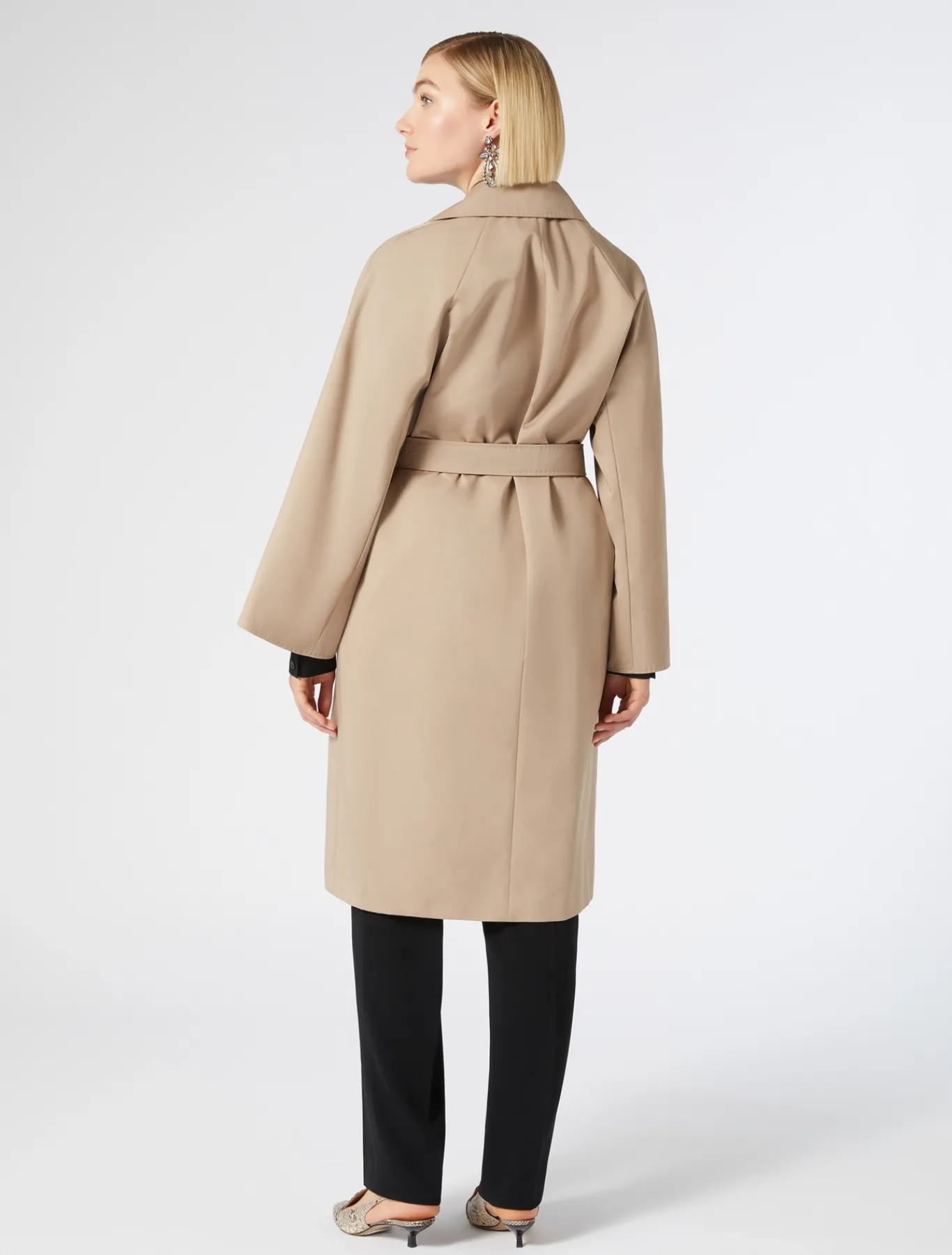 Marina Rinaldi Cappotti & Trench | Cappotti & Trench*Impermeabile in gabardina di cotone NOCCIOLA