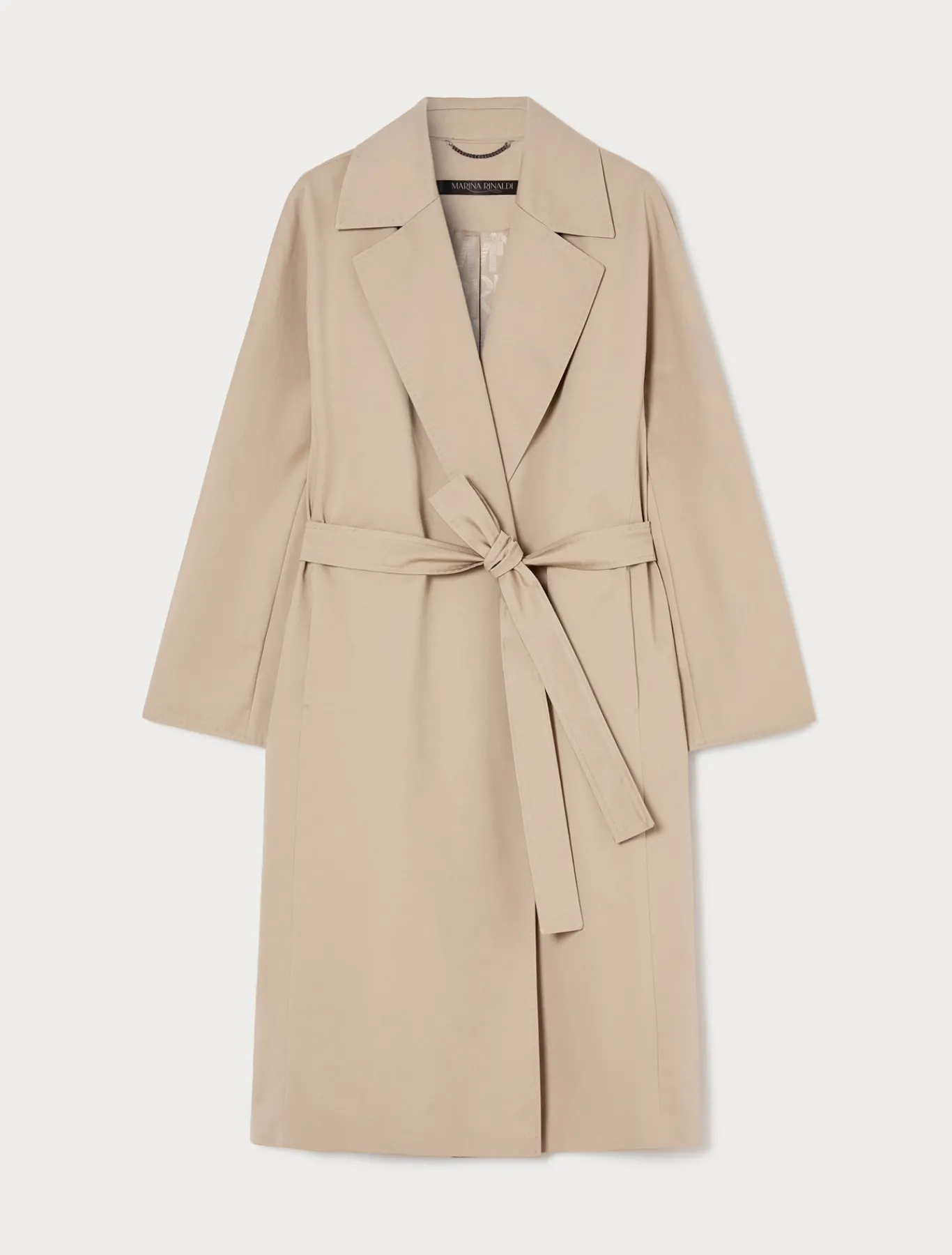 Marina Rinaldi Cappotti & Trench | Cappotti & Trench*Impermeabile in gabardina di cotone NOCCIOLA