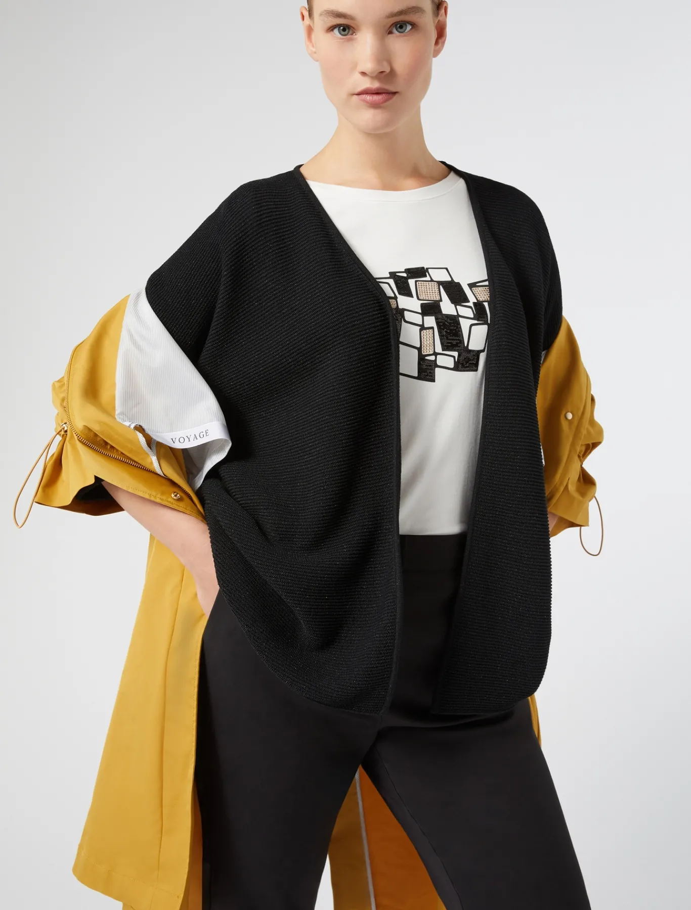 Marina Rinaldi Cappotti & Trench | Cappotti & Trench*Impermeabile in microtwill antigoccia SENAPE
