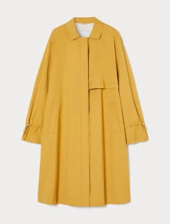 Marina Rinaldi Cappotti & Trench | Cappotti & Trench*Impermeabile in microtwill antigoccia SENAPE