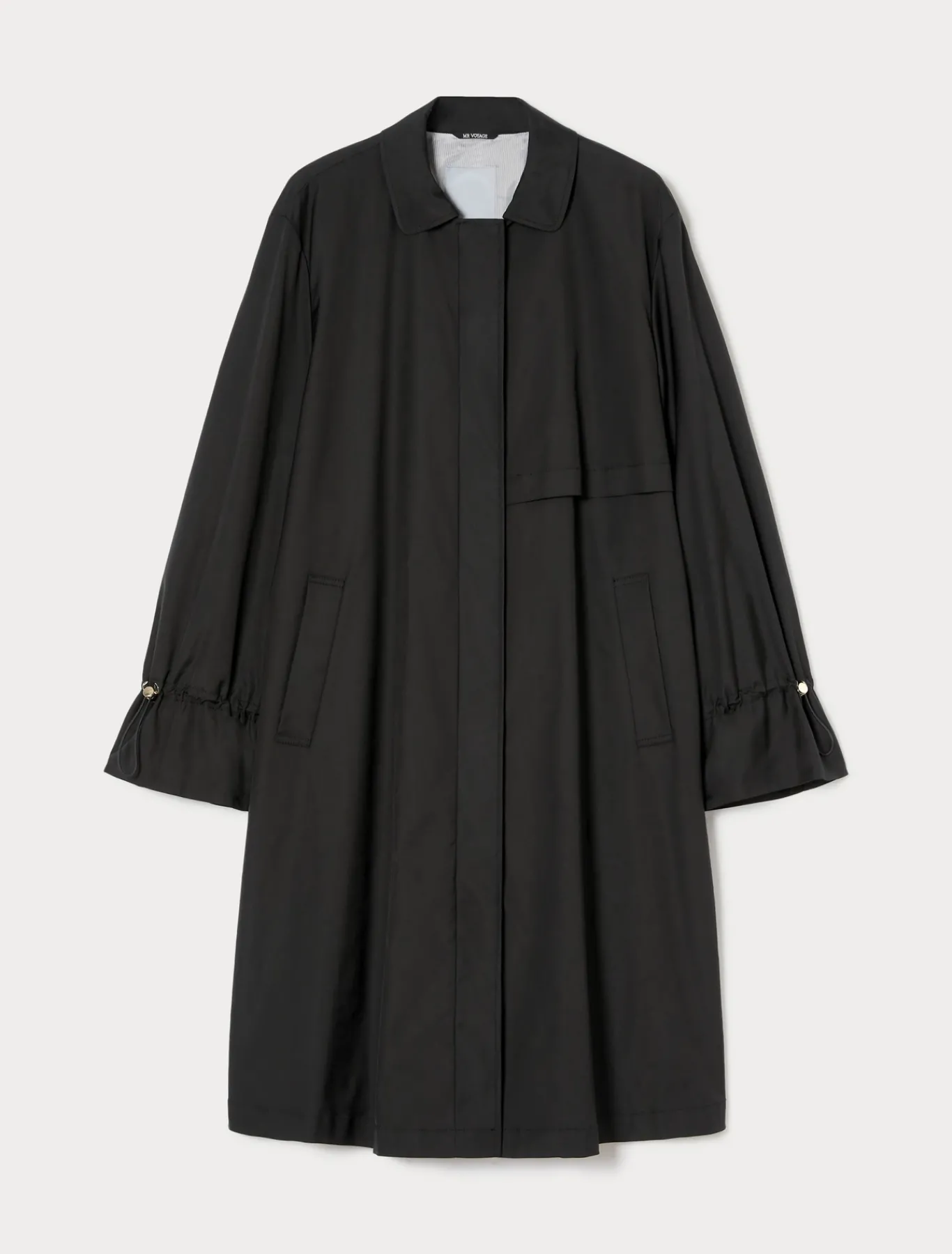 Marina Rinaldi Cappotti & Trench | Cappotti & Trench*Impermeabile in microtwill antigoccia NERO
