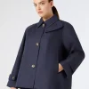 Marina Rinaldi Cappotti & Trench | Cappotti & Trench*Impermeabile in twill di misto cotone BLUNOTTE