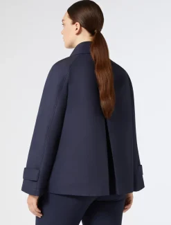 Marina Rinaldi Cappotti & Trench | Cappotti & Trench*Impermeabile in twill di misto cotone BLUNOTTE