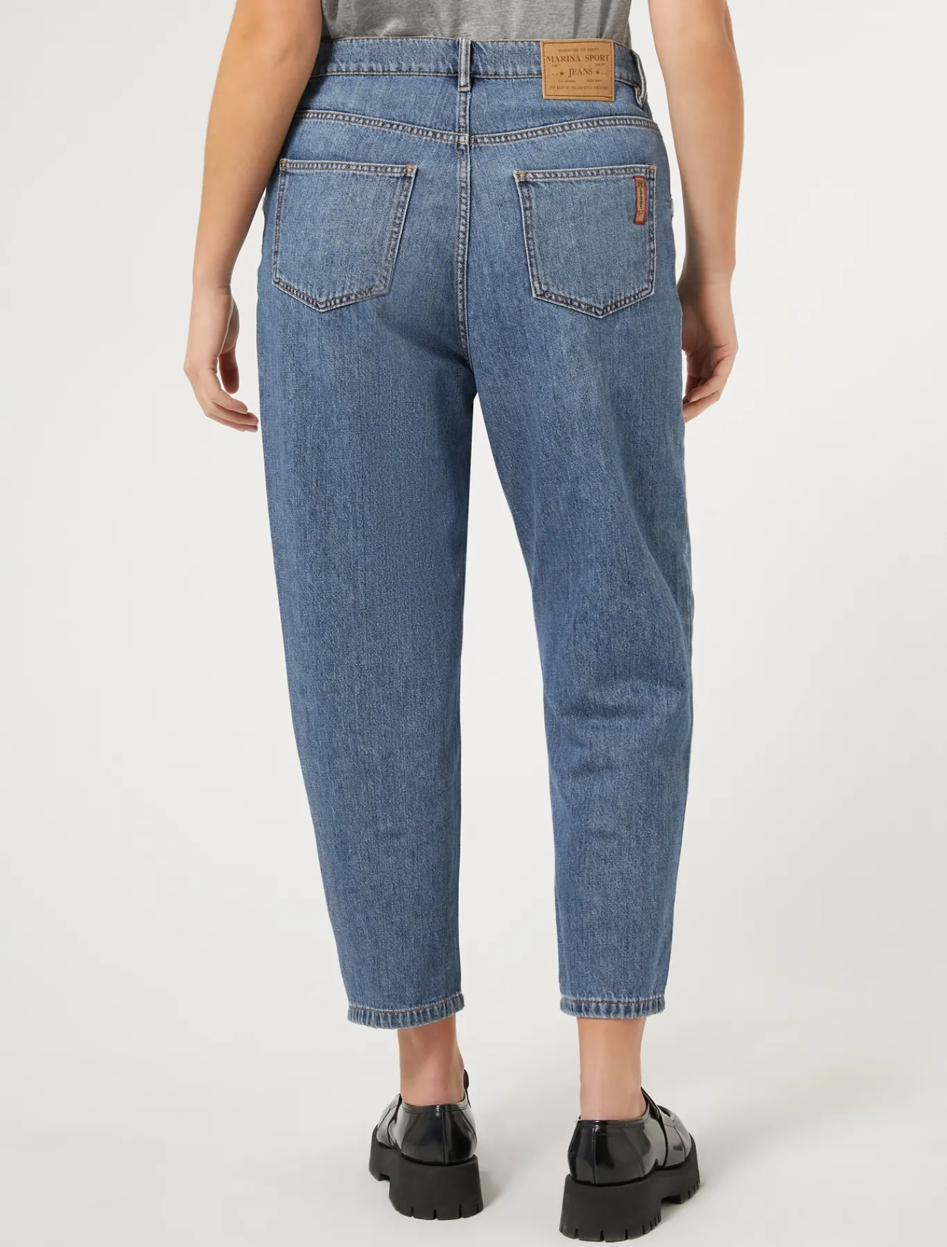 Marina Rinaldi Pantaloni & Jeans | Pantaloni & Jeans*Jeans boyfriend in denim ricamato BLU
