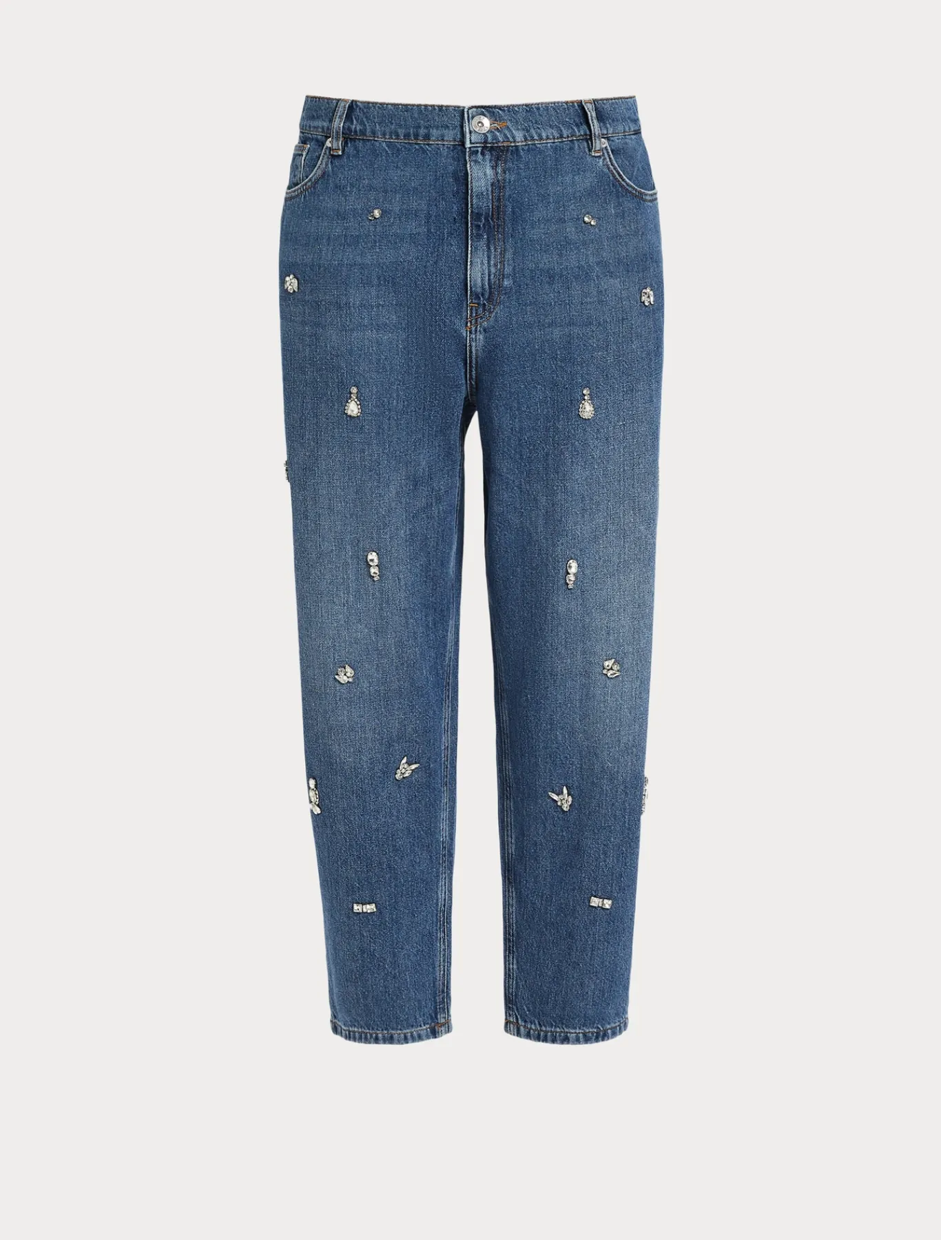 Marina Rinaldi Pantaloni & Jeans | Pantaloni & Jeans*Jeans boyfriend in denim ricamato BLU