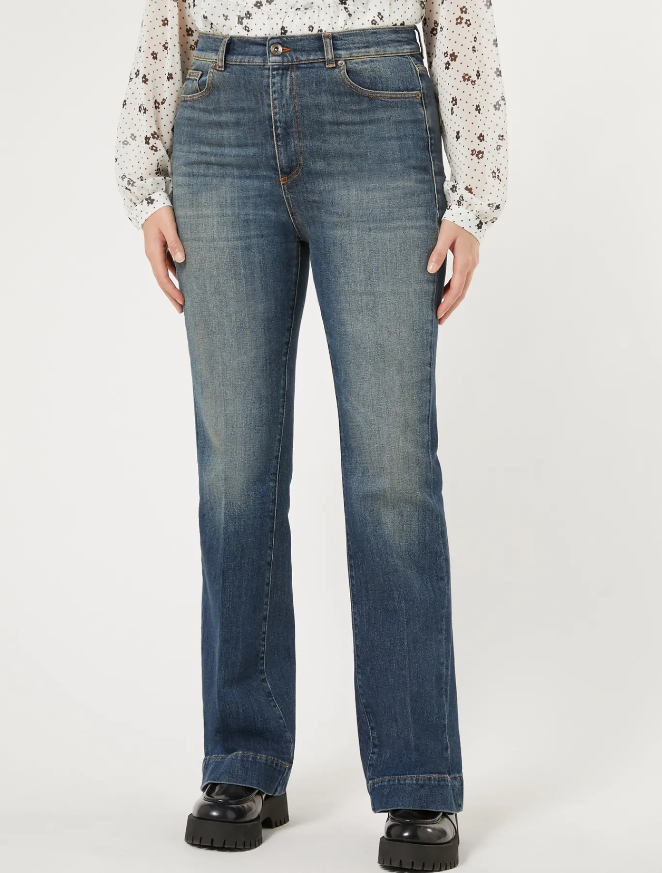 Marina Rinaldi Pantaloni & Jeans | Pantaloni & Jeans*Jeans flare in denim stretch BLU