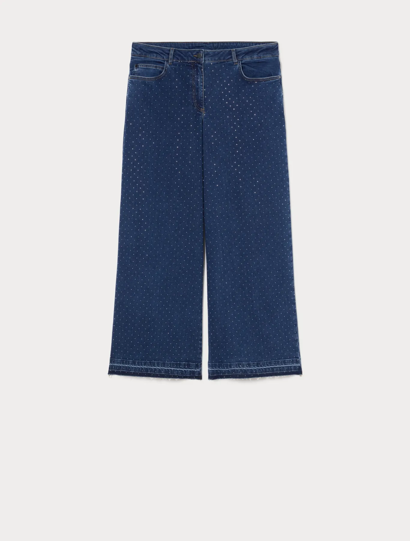 Marina Rinaldi Pantaloni E Gonne | Pantaloni & Jeans*Jeans in denim con strass BLUMARINO
