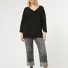 Marina Rinaldi Pantaloni & Jeans | Pantaloni & Jeans*Jeans in denim di cotone NERO