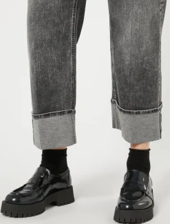 Marina Rinaldi Pantaloni & Jeans | Pantaloni & Jeans*Jeans in denim di cotone NERO
