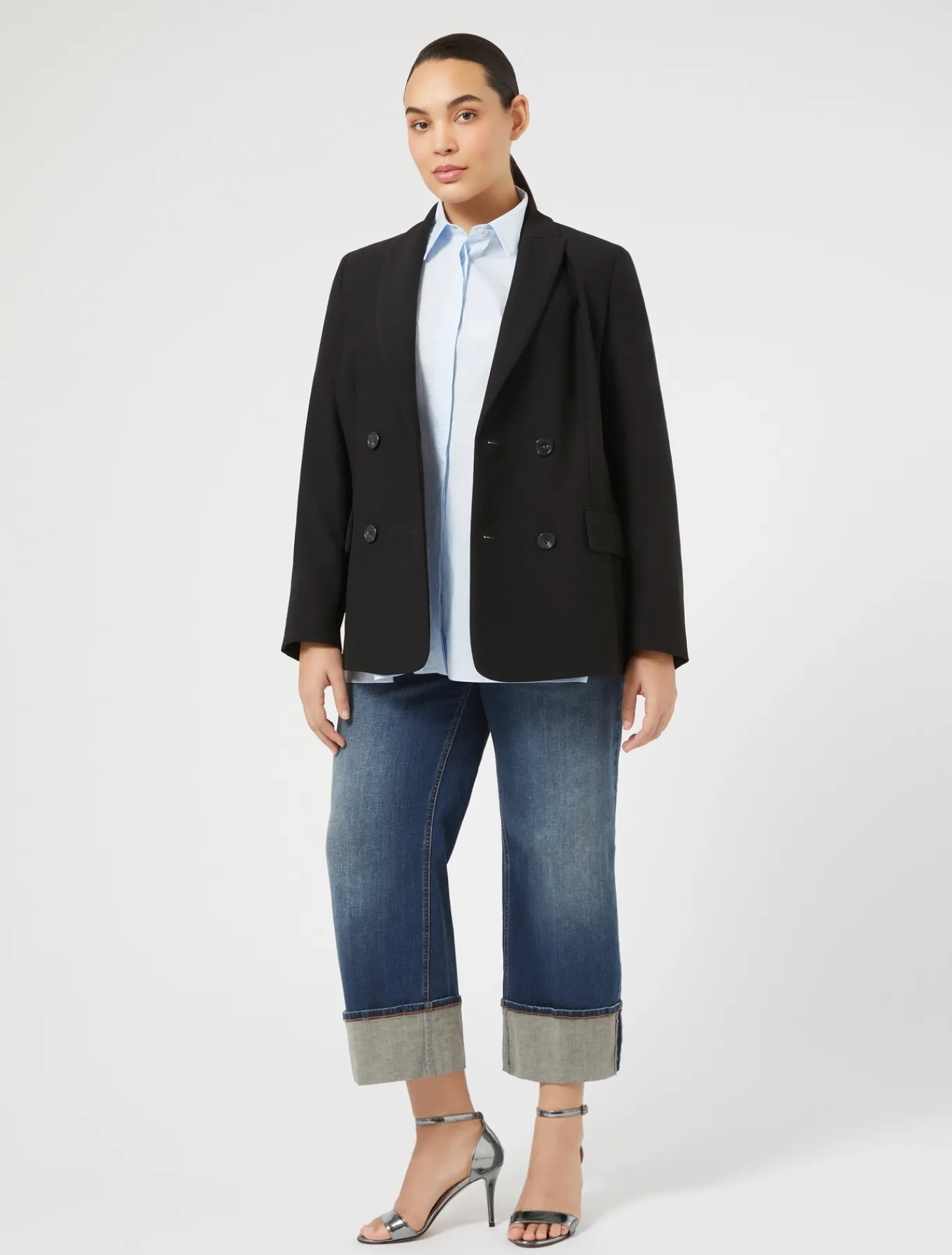 Marina Rinaldi Pantaloni & Jeans | Pantaloni & Jeans*Jeans in denim di cotone BLUNOTTE