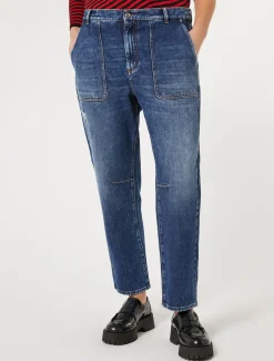 Marina Rinaldi Pantaloni & Jeans | Pantaloni & Jeans*Jeans in denim di misto cotone BLU