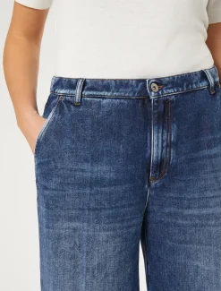 Marina Rinaldi Pantaloni & Jeans | Pantaloni & Jeans*Jeans in denim di misto cotone BLU