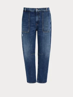 Marina Rinaldi Pantaloni & Jeans | Pantaloni & Jeans*Jeans in denim di misto cotone BLU