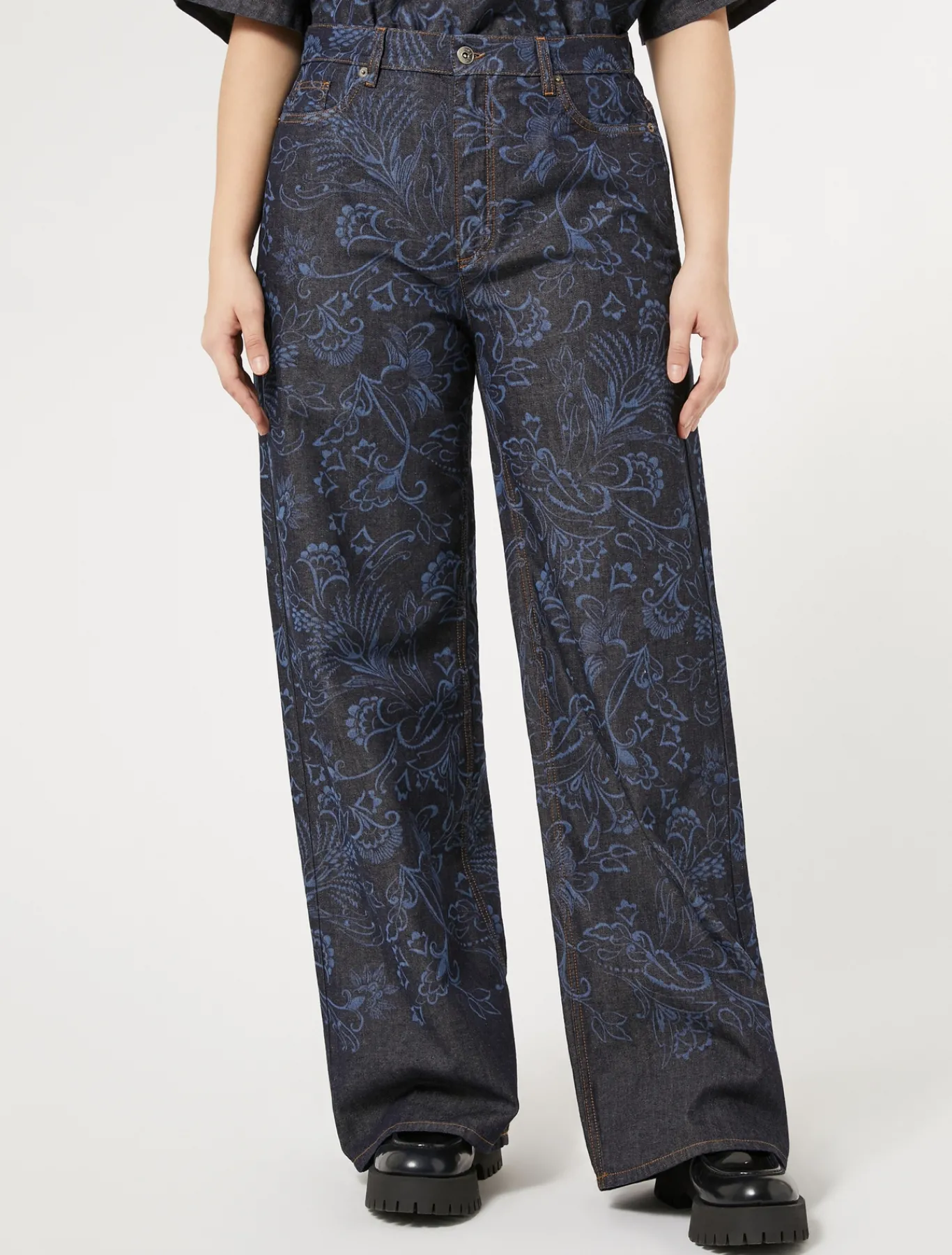 Marina Rinaldi Pantaloni & Jeans | Pantaloni & Jeans*Jeans in denim laserato BLU