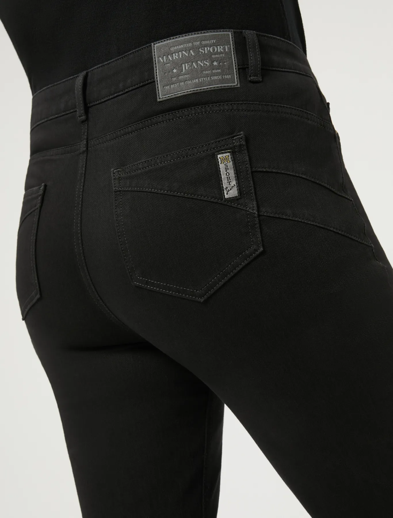 Marina Rinaldi Pantaloni & Jeans | Pantaloni & Jeans*Jeans Wonder fit in denim compatto NERO