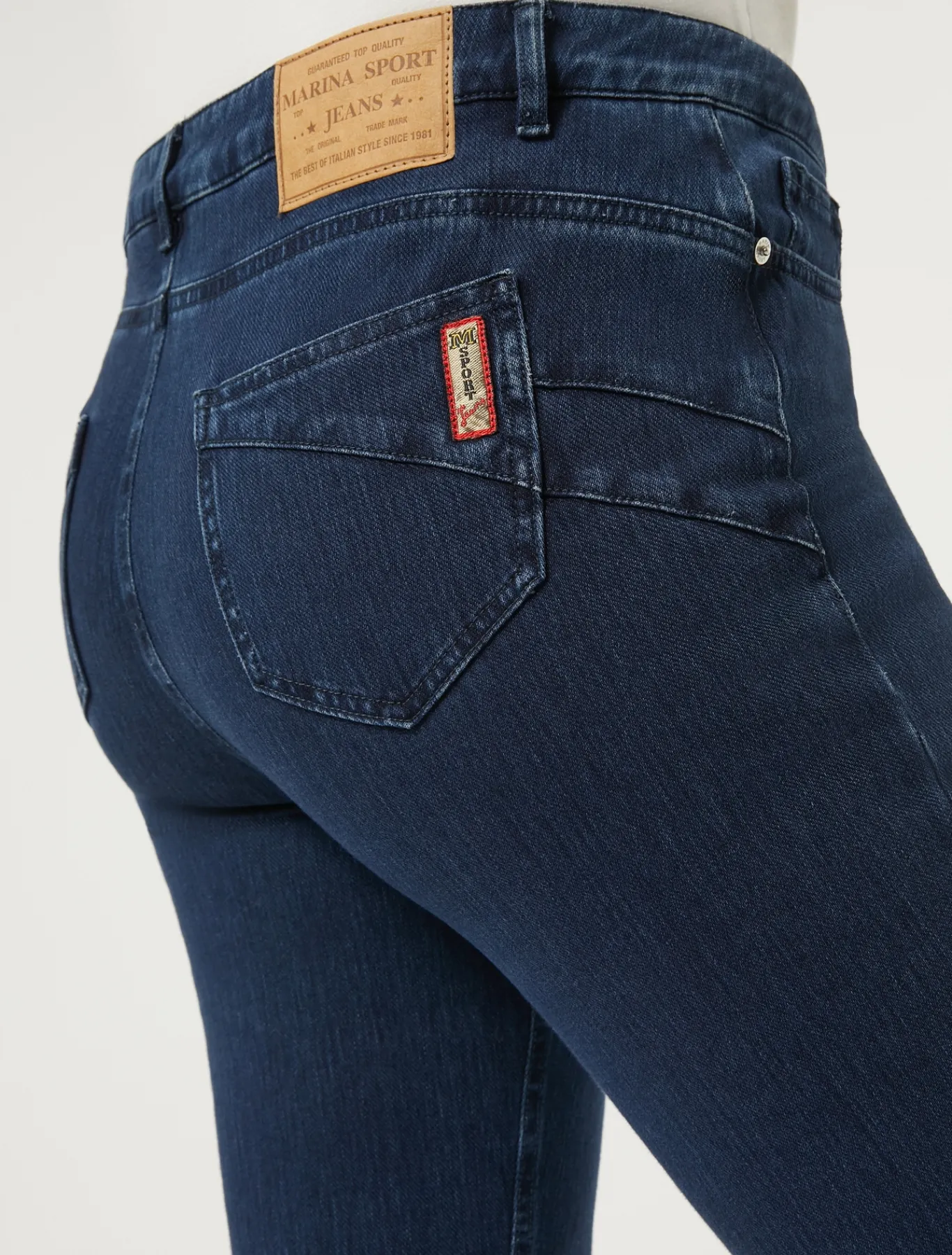 Marina Rinaldi Pantaloni & Jeans | Pantaloni & Jeans*Jeans Wonder fit in denim compatto BLUNOTTE
